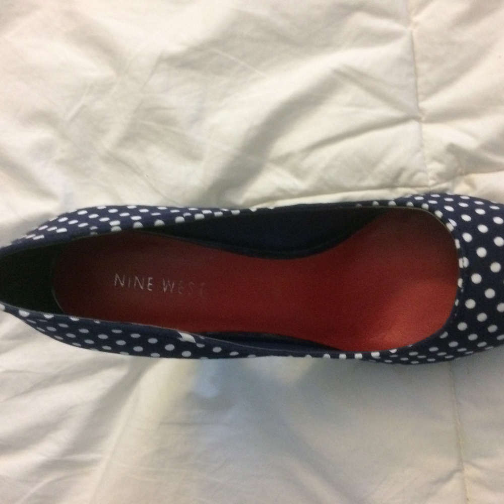 Nine West  peep toe heels